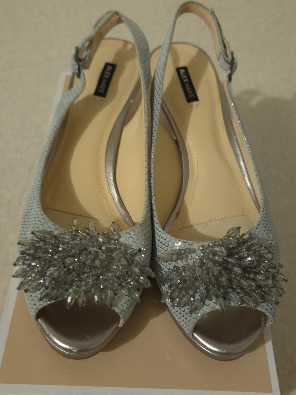 Alex Marie Silver Heels